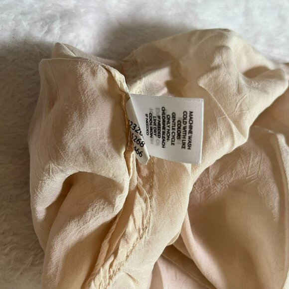 Uncommon Threads J. Jill Women's V-Neck Long Sleeve Tunic Blouse Cream Large - Picture 6 of 9